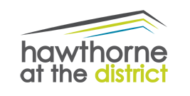 Digital Logo Rendering for Hawthorne at the District in Austin Texas Digital Logo Rendering for Hawthorne at the District in Austin Texas