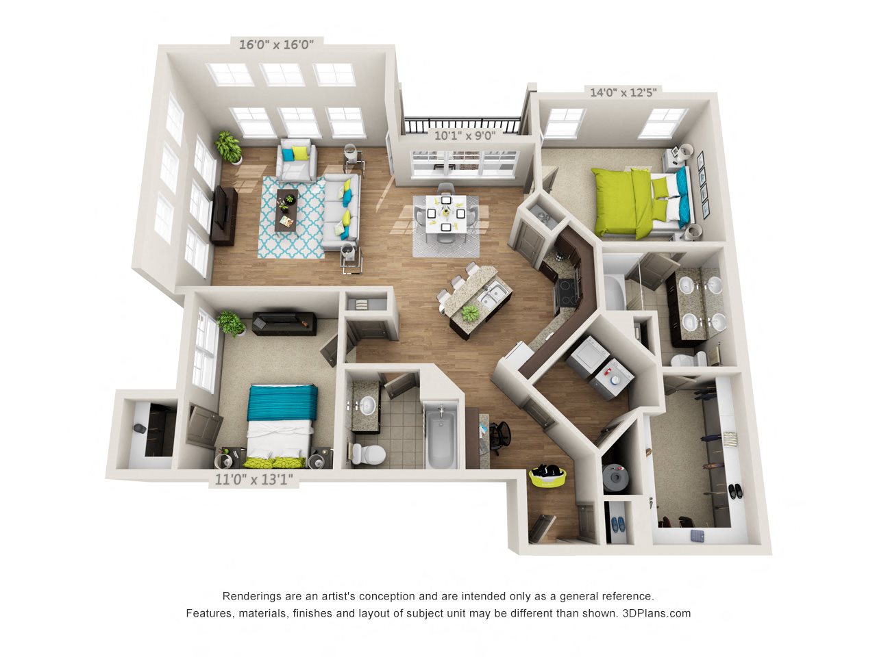 Floor Plans Of Hawthorne At The Station In Wilmington Nc