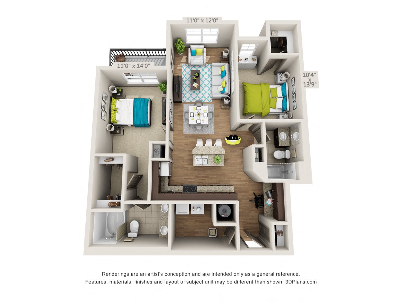 Floor Plans Of Hawthorne At The Station In Wilmington Nc