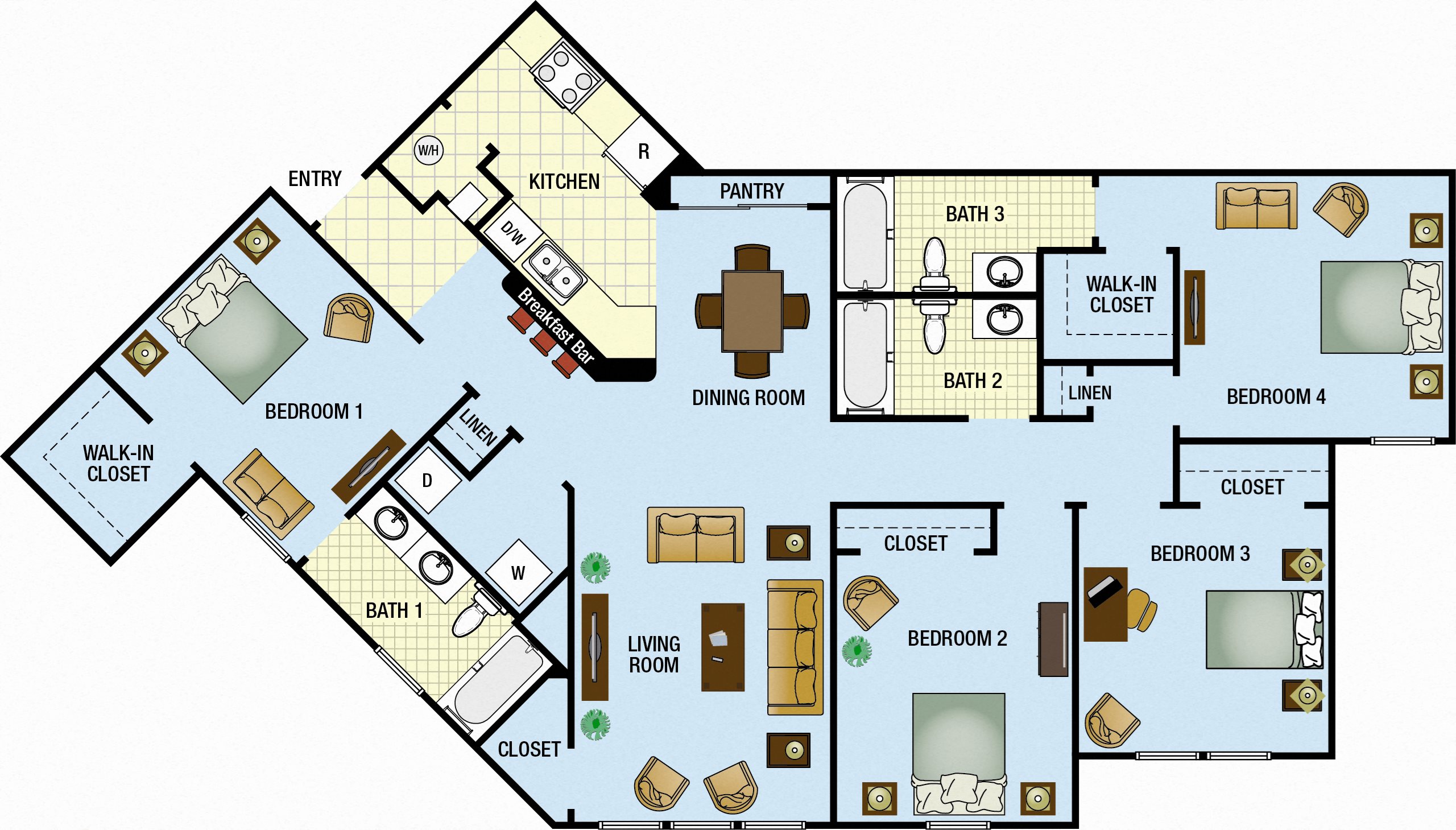 Rolling Green Apartments for rent in Sarasota, FL. Make this community your new home or visit other Concord Rents communities at ConcordRents.com. Four bedroom