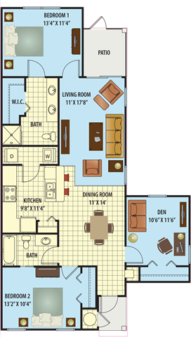 Saxon Cove Senior Living Apartments for rent in DeBary, FL. Make this community your new home or visit other Concord Rents communities at ConcordRents.com. Two bedroom