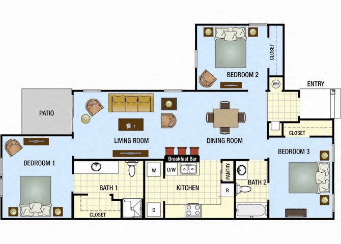 Reserve at Brookhaven Apartments for rent in Palm Coast, FL. Make this community your new home or visit other Concord Rents communities at ConcordRents.com. Three bedroom