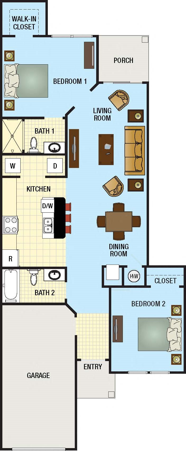 Palmetto Floor Plan - Concordrents.com