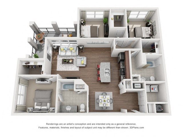 Landstar Village in Orlando, FL near Lake Nona. Make this community your new home or visit other Concord Rents communities at ConcordRents.com. Three bedroom