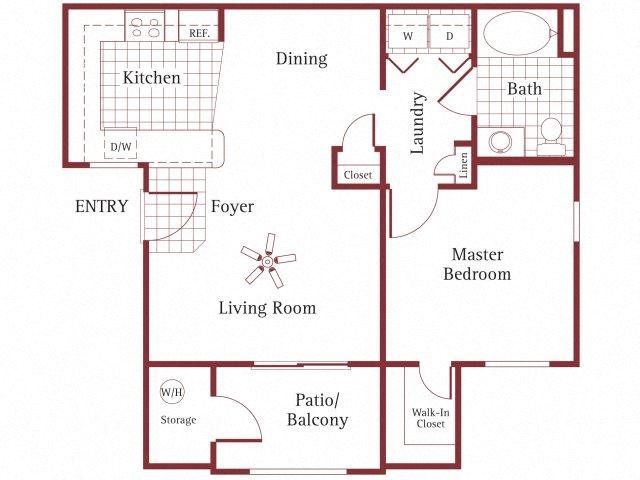 1 bedroom 1 bathroom at La Borgata Apartments in Surprise AZ 1 1 bedroom 1 bathroom at La Borgata Apartments in Surprise, AZ