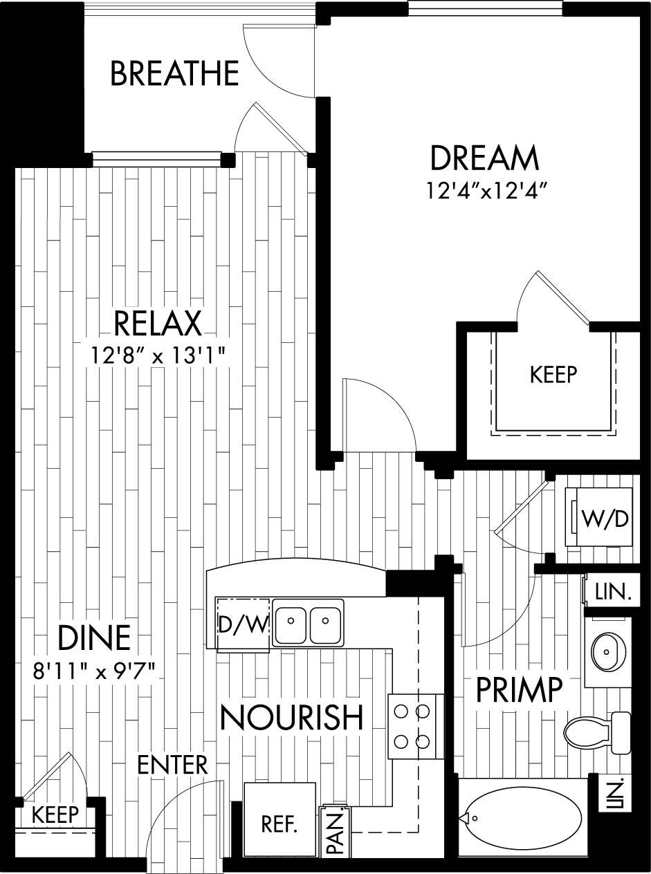 1D Floor Plan 6