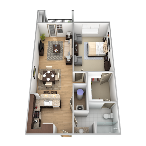 Floor Plans Of Belle Meade Apartment Homes In Wilmington Nc